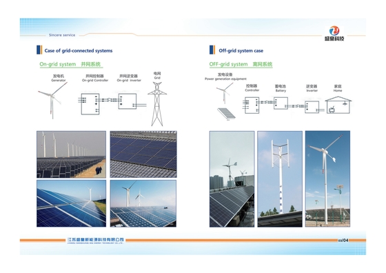 Oldukça Ucuz Rüzgar Türbini Jeneratörü IP54 5KWH 10KWH 20KWH Düşük Rüzgar Türbini Jeneratörü