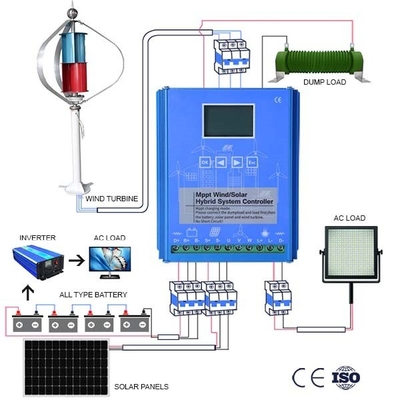 24V 48V 100Ah Off Grid Elektrik Sistemleri 200Ah 300Ah Uzaktan İzleme