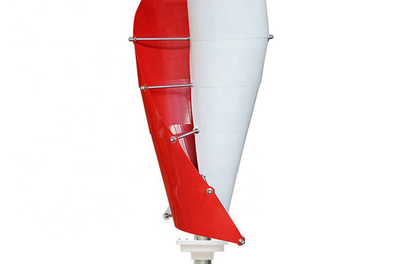 Düşük Gürültülü Rüzgar Hızı Spiral Rüzgar Türbini 24V 400W Çok Renkli Ücretsiz Yenilenebilir Enerji