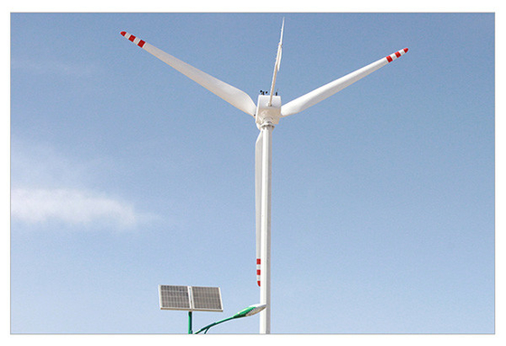 Flanş Bağlantısı Yatay Rüzgar Türbini 10KW 220V Yatay Rüzgar Değirmeni