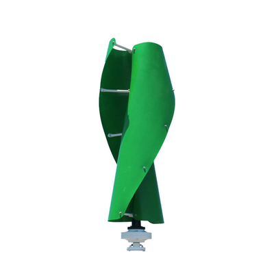 Çok Renkli Spiral Rüzgar Türbini 24V 600W Dikey Eksenli Rüzgar Türbini