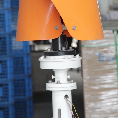 400W 600W Spiral Rüzgar Türbini 12V 24V Küçük Rüzgar Türbini Düşük Rüzgar Hızlarında Çalışıyor