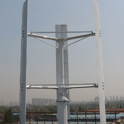 2000w H Dikey Rüzgar Türbini 5kw Evde Kullanım İçin Üç Fazlı Kalıcı