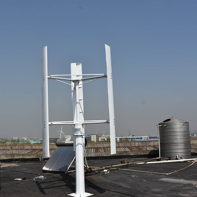 IP54 Düşük Gürültülü Dikey Eksenli Jeneratör 2kw 3kw Dikey Eksenli Rüzgar Türbini Kiti