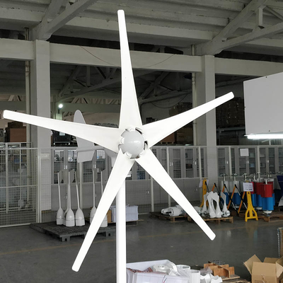 3m/sn Yatay Rotorlu Rüzgar Türbini Yatay Rüzgar Makinesi Naylon Bıçak