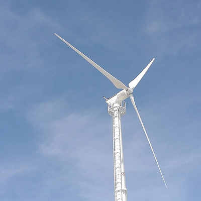 Çok Renkli Elektrikli Rüzgar Türbini Jeneratörü 30kw 220V AC Rüzgar Jeneratörü Cam Elyaf Bıçak