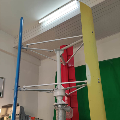 6KW 10KW Dikey Eksenli Rüzgar Türbini Jeneratörü Ev Kullanımı İçin Dikey Milli Rüzgar Türbini
