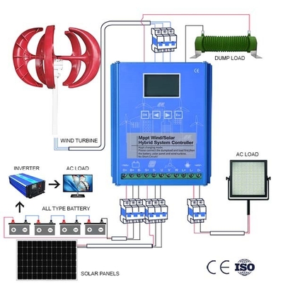 24V 48V 100Ah Off Grid Elektrik Sistemleri 200Ah 300Ah Uzaktan İzleme