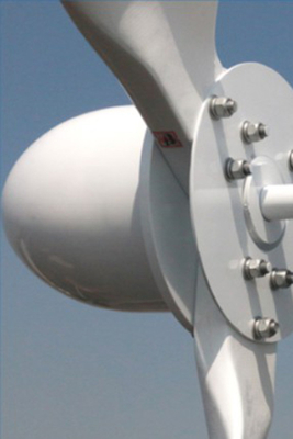 CE Yatay Rüzgar Türbini 1KW 48Volt Ev HAWT Rüzgar Türbini Rotor 2.8m