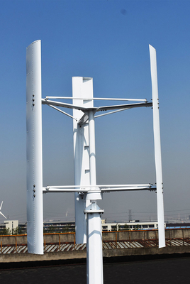 10KW Dikey Eksenli Türbin Küçük Dikey Rüzgar Jeneratörü Ev Elektrik İçin 3 Bıçak