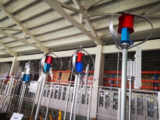 220V Q Rüzgar Türbini 10KW Üç Fazlı Daimi Mıknatıslı Jeneratör 3 Bıçak