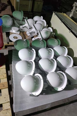 Hibrit Rüzgar Türbini Jeneratör Sistemi 100KW 380V Cam Elyaf Bıçak 11m/s
