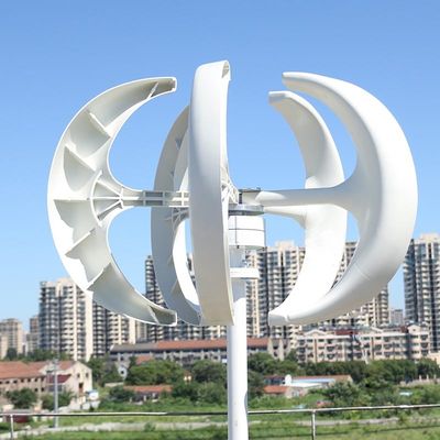 R Tipi Alternatif Enerji Rüzgar Türbini 200W dikey rüzgar türbini kiti 12V 24V IP54
